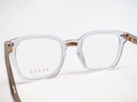 replica gucci clear glasses|Gucci oversized prescription glasses.